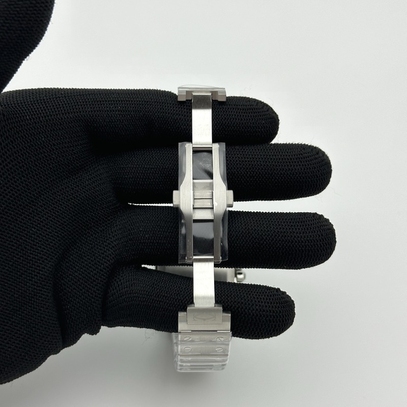 BV공장 까르띠에 산토스 2018 미디움 스틸 화이트다이얼 스마트링크브레이슬릿 Santos De Cartier 35mm SS/SS Wht BVF MY9039 출고 전 실물 검수사진 7