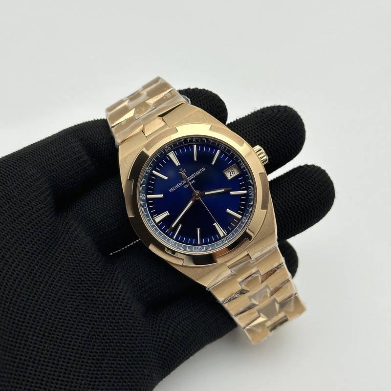 ZF공장 바쉐론콘스탄틴 오버시즈 4500V 로즈골드금통 블루다이얼 브레이슬릿 Overseas 4500V RG ZF 1:1 Best Edition Blue Dial on RG Bracelet A5100 출고 전 실물 검수사진 4