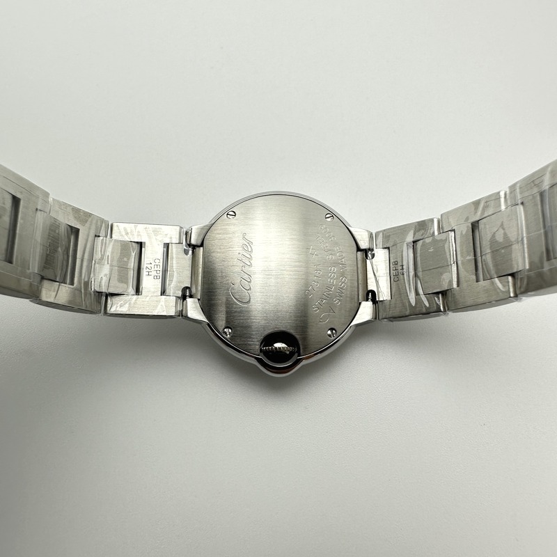 AF공장 까르띠에 발롱블루 28mm 화이트다이얼 브레이슬릿 Ballon Bleu Ladies 28mm SS AF 1:1 Best Edition White Dial Bezel on SS Bracelet Ronda Quartz 출고 전 실물 검수사진 10
