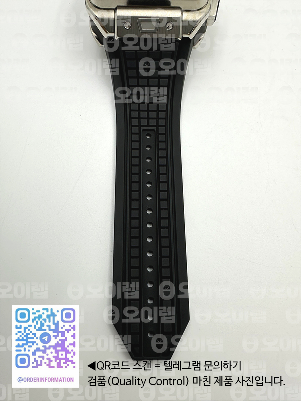 BB공장 유니코 스퀘어뱅 42 티타늄 스켈레톤다이얼 블랙러버스트랩 Square Bang Unico 42mm Titanium BBF 1:1 Best Edition Skeleton Dial on Black Rubber Strap A1280 출고 전 실물 검수사진 14