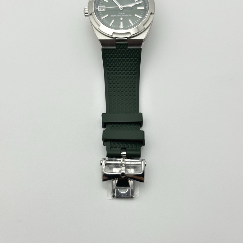 8F공장 바쉐론콘스탄틴 오버시즈 4500V 스틸 그린다이얼 러버스트랩 Overseas 4500V SS 8F 1:1 Best Edition Green Dial on Green Rubber Strap A5100 출고 전 실물 검수사진 8