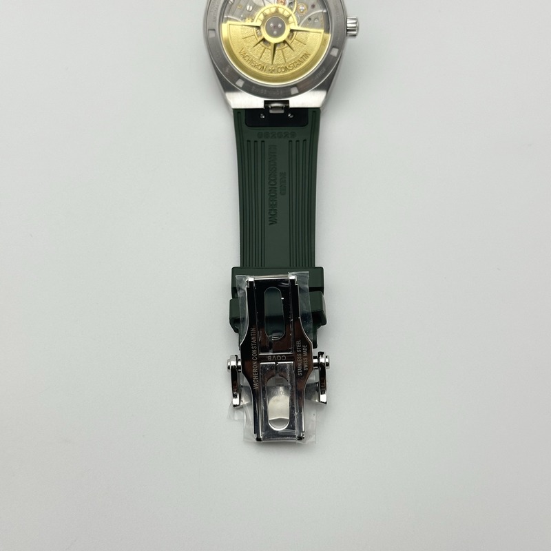 8F공장 바쉐론콘스탄틴 오버시즈 4500V 스틸 그린다이얼 러버스트랩 Overseas 4500V SS 8F 1:1 Best Edition Green Dial on Green Rubber Strap A5100 출고 전 실물 검수사진 10