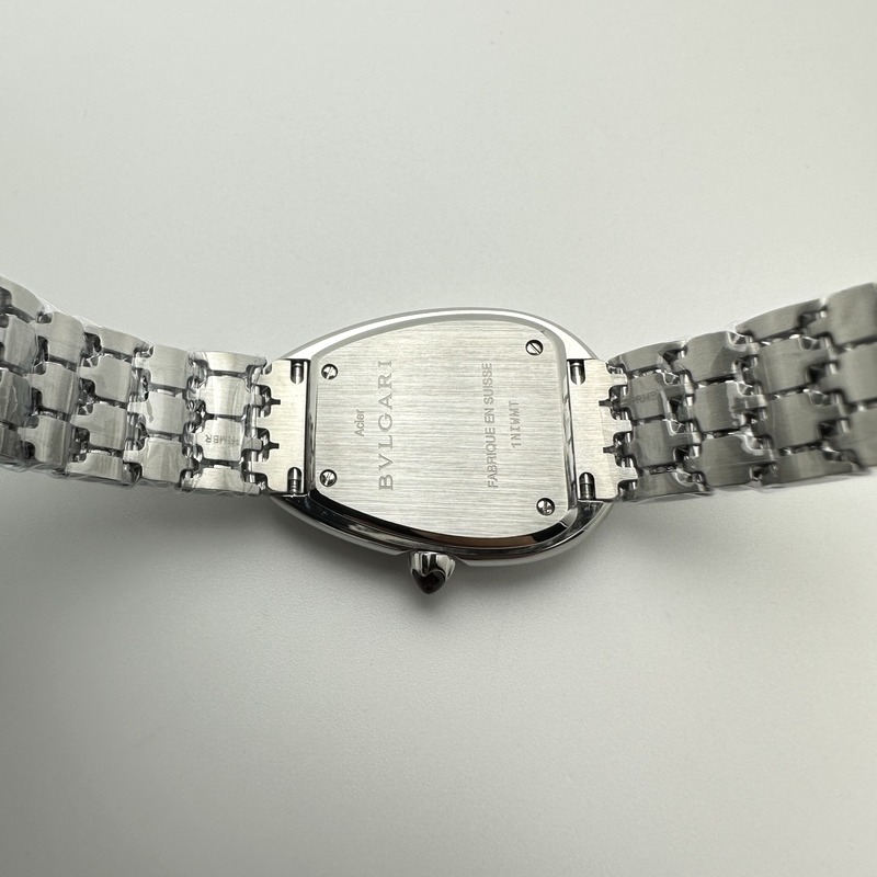 BV공장 불가리 세르펜티 세두토리 스틸 다이아몬드베젤 블랙다이얼 브레이슬릿 Serpenti Seduttori SS BVF 1:1 Best Edition Black Dial Diamonds Bezel on SS Bracelet ETA Quartz 출고 전 실물 검수사진 10