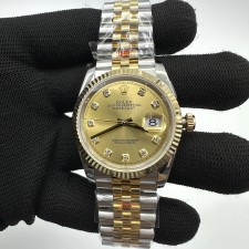 국내배송!! GM공장 롤렉스 데이저스트 36 옐로우골드콤비 포금 샴페인다이얼 브레이슬릿 (고유번호 M1)