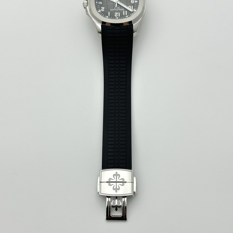 DD공장 파텍필립 아쿠아넛 5167 그레이다이얼 블랙러버스트랩 Aquanaut Ref.5167 Black SS/RU Grey/Num DDF DD330 출고 전 실물 검수사진 8