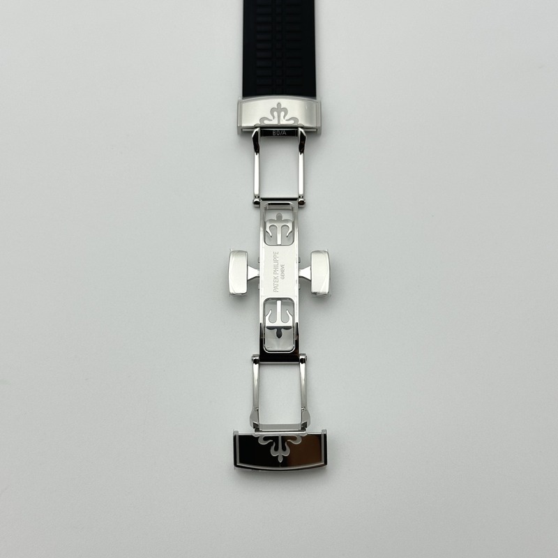 DD공장 파텍필립 아쿠아넛 5167 그레이다이얼 블랙러버스트랩 Aquanaut Ref.5167 Black SS/RU Grey/Num DDF DD330 출고 전 실물 검수사진 9