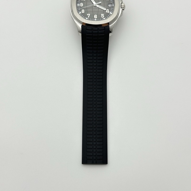 DD공장 파텍필립 아쿠아넛 5167 그레이다이얼 블랙러버스트랩 Aquanaut Ref.5167 Black SS/RU Grey/Num DDF DD330 출고 전 실물 검수사진 12