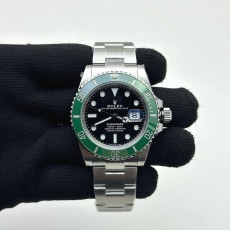 국내배송!! VS공장 롤렉스 서브마리너 41 스타벅스 그린 스틸 브레이슬릿 (고유번호 0S154)