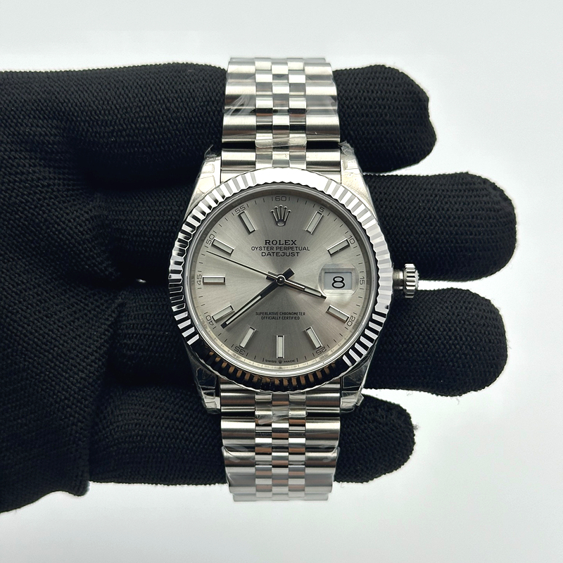 국내배송!! VS공장 롤렉스 데이저스트 41 실버다이얼 플루티드베젤 쥬빌레브레이슬릿 (고유번호 VS3)